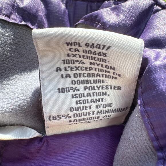 Eddie Bauer Jacket Womens Small Purple 700 Fill Goose Down Quilted Puffer S Coat - Picture 11 of 14
